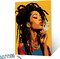 Black Girl with Dreadlocks Paint by Number Kits 16x20 Inch (without Frame)